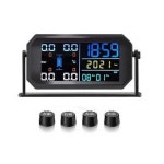 TPMS 센서 타이어 모니터링 태양열 공기압측정기 시스템 측정기 : 월드바잉710