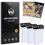 와이지우아 300, MTG TCG 트레이딩 스포츠 카드용 야구 경기 슬리브 축구 카드 300PCS : 프랭에잇크