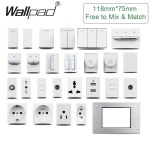 1 2 3 갱 팬 조광기 LED AU IL 미국 EU 프랑스어 브라질 이탈리아어 USB 데이터 소켓 Wallpad와 알루미늄 스위치를 닦았 : 픽앤고마켓샵
