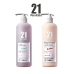 리즈 파마(LYS PHARMA) | 파마21 PHARMA 21 헤어 글로스 리프레시 샴푸 트리트먼트 세트 600ml : 지금하루상점
