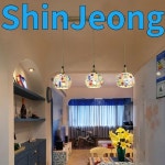 보헤미안신정 | 품질보장 티파니 터키 펜던트 램프 주방 조명 수제 컬러 모자이크 샹들리에 보헤미안 레스토랑 바 테이블 발코니 : 신정종합상사E-8