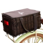 GOROO마켓 | 탈착식 단열 쿨러백이 있는 고로 자전거 바구니, 접이식 방수 강철 와이어 Front Bike Basket : 삼두리마켓