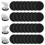 플레잉모어(playingmore) | 디스플레이모어 32Pcs 60mm/2.36인치 플라스틱 모델 미니어처 베이스... 스탠드는 게임 또는 워게임 롤플레잉 보드 (32P : 잇템 스토어 No.4
