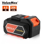 ValueMax 전동 공구용 리튬 이온 배터리 무선 스크루 드라이버 드릴 렌치 충전식 20V 4.0Ah : 다인상