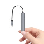 라온 USB C타입 5포트 멀티 Black : 일오글로벌