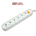 디에스이엘씨㈜ | DOSEL 디에스이엘씨 동서 멀티탭 멀티코드 1.5m 2.5m 4.5m 접지 6구 : 유영라이팅