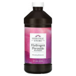 헤리티지 스토어, 하이드로젠퍼옥사이드 구강 청결제, 상쾌한 윈터민트, 473ml(16fl oz) HRP-08014 : AZ플라자