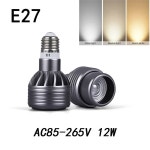 포커싱 LED 스포트라이트 110V 220V 12W 전구 E27 스크류 줌 따뜻한 빛 중립광 룸 벽화 레스토랑 조명 : 바이셀세븐티나인