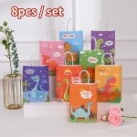 8pcs 만화 크리스마스 선물 공룡 시리즈 가방 에이 티브 새로운 애니메이션 귀여운 작은 휴대용 크래프트 : 영원퓨처엠