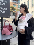 마망발렌느 핸디아기띠 (아이보리) 신생아부터 15kg까지 간편하고 휴대하기 좋은 예쁜 아기띠 : 마망발렌느