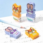 ㈜지오토피아 | 귀여운 이젠트 지오토피아 롤러 지우개 고무 칩 만화 문구 선물 1. 20pcs whole box : 유니버셜픽24호점