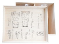 쥬빌리홈 | 도요사사키 우스요우 435ml2개입 우드 박스 선물세트 맥주잔 하이볼잔 홈카페 혼술 : 쥬빌리하우스