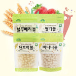 오가닉스토리 유기농 현미로 만든 과자볼 65g 아기 과자 간식 떡뻥 쿠키 스낵 : 바루 BARU