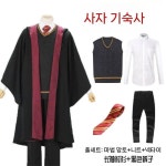 박사가운 학사모 세트 목사 박사 학위 학사복 졸업식 가운 1.코트야드여성복세트가운+넥타이+셔츠+치마 S : 여백스토어