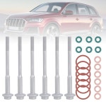 2024-0203-0549 | 1 세트 인젝터 씰 링 볼트 아우디 폭스바겐 3.0 Tdi 059130519B WHT000884 WHT007480 WHT004923 자동차 교체 액세서리 : 디보스유통