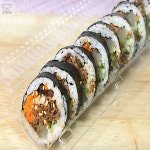 윤하점빵&김밥 | 리2치점빵 투명 고급 김밥 포장 용기 도시락용기 : 리2치점빵