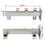 26mm 확장 탱크용 조합 밸브 1개 철제 총 길이 270mm : 코제랑떼