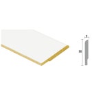 (예림)웨인스코팅 80걸레받이 80x9x2440mm 페이퍼시트 도색 도장용 : 더 디에이치몰