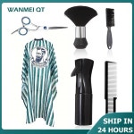 살롱루츠 | 6pcs세트 이발소 방수 미용 목도리 턱받이 종이 나일론 살롱 도구 : 루츠플로어