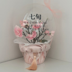 보자기 호접난 꽃풍선 레터링 돈풍선박스 반전용돈 환갑 생신 선물 : 풍선한다발