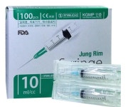 주식회사 정림에프앤에이치 | K-Medical K-의료 정림 일회용 주사기 10cc x 23G 1인치 100개입 : 주식회사 엠알루