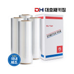 스트레치필름 18mic x 500mm x 350m 1박스 4롤 대호 국산 공업용랩 포장랩 : 주식회사 대호티아이