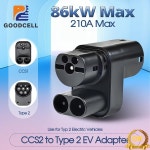 GOODCELL CCS2 to Type2 EV 컨버터 어댑터 100KW 210A DC 전기차 충전 : 트레이드셀34
