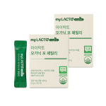 주)건국패밀리생유산균 | 마이락토 오가닉포패밀리 유기농 생 유산균 온가족 장건강 프로바이오틱스 30포, 2개 : 마이락토