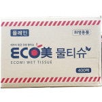 (주)엠앤제이푸드시스템(위드미) | 에코미 플레인 물티슈 400매 업소용 대용량 위생 청결 : 위드푸드몰