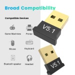 Grwibeou USB Bluetooth 5.1 PC 스피커 용 동글 어댑터 무선 마우스 키보드 음악 오디오 수신기 : 하루코퍼레이션28