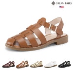 드림페어스 여성 Fisherman 글래디에이터 Braided 플랫 샌들 큐트 우븐 스트랩 클로즈 토우 여름 8색상 : 루프샵