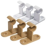 커튼 거치대 브라켓 커텐 봉걸이 브라킷 15파이 15mm 3개입 : 네추럴스토어