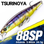바이오셀서스인터네셔널 | TSURINOYA 88SP 서스펜딩 미노우 낚시 루어 88mm 10.3g DW76 롱 캐스팅 인공 하드 미끼 파이크 베이스 빅 송어 저크베이트 : 인터네셔널바이