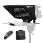 FEELWORLD TP16 40 6CM 16인치 접이식 포함 케이스 수직 음성 텔레프롬프터 교육 인터뷰 프롬프트 휴대용 수평 블로거 라이브 최대 태블릿용...