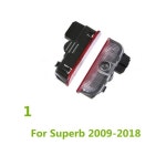 2X LED 자동차 문짝 램프 고스트 섀도우 로고 프로젝터 스코다 슈퍼브 2 룸스터 페비아 옥타비아 액세서리 : 리젤미