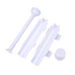 12개 스시 바주카 메이커 몰드 플라스틱 밥 라이스 야채 고기 DIY 만들기 키트 기계 주방 도구 1 A-white : 자성베리