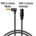 케이에스이파트너스 | AUX선 옥스선 케이블 스테레오 오디오 연결선 90도 5MM TRSTRRS 헤드폰 MP3 3Pole TRS 35 MM 02m : 가성비센터몰