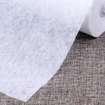 IRON ON INTERFACING 부직포 경량 SIGLE 가용성 DIY 100CM 안정제 28야드 SIDE 화이트 39.37 x3.28 Yards : 온슈어픽
