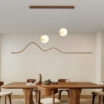 두루두루스식당 | 120CM LED 펜던트 조명 식당 주방용 신상품 샹들리 루스트레스 홈 데코레이션 행잉 램프 : 제너럴로켓컴퍼니