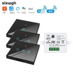 예안물류 | WiFi + RF433MHz 스마트 스위치 키트 앱 및 음성 제어 장거리 원격 가정용 무선 조명 : 동원인프라
