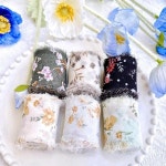 Printed Hand Torn Raw Edge Ribbons Rural Wind And Snow Spun Small Fresh Flower Bouquet Straps Fal Ta : 모던앤드오
