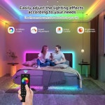 FCOB 2.4G WiFi SPI RGB 컨트롤러 DR03W RC03RF RF 리모컨 세트 스마트 라이프 / Tuya APP Alexa Google Home 제어 지원 WS2812...