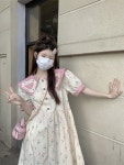빅사이즈 여름 원피스 여성 300파운드 드레스 : 바로겟온