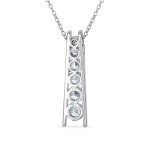 Bling Jewelry 메탈 라운드 보석 단일 실버 여성용 사이즈 Past CZ Soli : 디바야