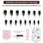 더네일살롱(TheNailSalon) | 글래머네틱 프레스 온 네일 x 해리 네일, 공식 팁이 포함) 포터 | 살롱 블랙 15가 4 - Rowena Ravenclaw : 더안다.
