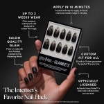 더네일살롱(TheNailSalon) | 글래머네틱 프레스 온 네일 x 해리 네일, 공식 팁이 포함) 포터 | 살롱 블랙 15가 4 - Rowena Ravenclaw : 더안다.