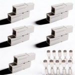 2/4/10pcs 120A 600V 회색 빨간색 전원 커넥터 단자빠른 파워폴 모듈형 : HK모터스