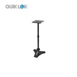 QUIKLOK BS402 퀵락 조절형 (5단계) 니어필드 모니터 스탠드 블랙 : 작곡가의 미디가게