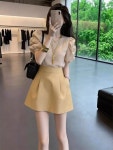 송패션숙녀복 | 정장 세트 투피스 여성 여름 외국 고급 숙녀 퍼프 : 바로겟온
