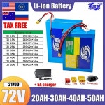 DIANKAISHOU 21700 리튬 배터리 팩 72V 50Ah - BMS 0-3500W 포함 E-툴, 오토바이, 스쿠터 : 더블유파트너스G